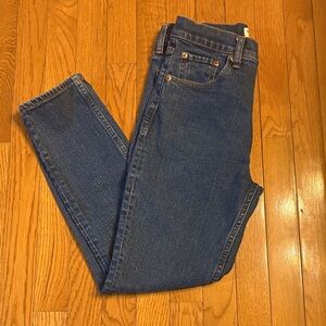 Abercrombie & Fitch Dark Blue Straight Leg Jeans